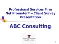 Professional Services Firm Net Promoter PowerPoint PPT Presentation