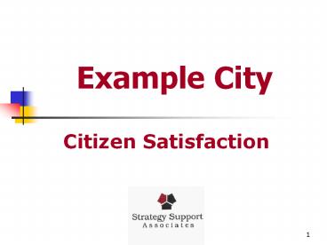 Citizen Satisfaction