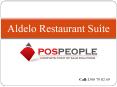 Aldelo Restaurant Suite With POS People Solution PowerPoint PPT Presentation
