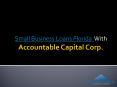 Small Business Loans Florida (1) PowerPoint PPT Presentation