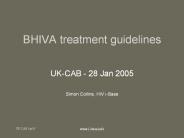 BHIVA treatment guidelines