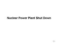 Nuclear Power Plant Shut Down PowerPoint PPT Presentation
