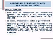 COMISIONES DE ESTUDIO DE AECA NUEVAS TECNOLOG