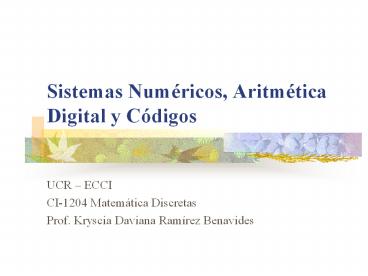 Sistemas Num