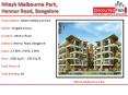 2.5 BHK, 3 BHK and 4 BHK Apartments for Sale in Nitesh Melbourne Park at Hennur Road Bangalore