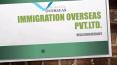 Immigration Overseas Company-collaborating vivid visa service ground PowerPoint PPT Presentation