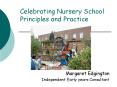 Celebrating Nursery School Principles and Practice PowerPoint PPT Presentation