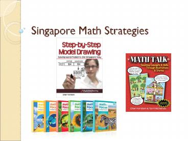 Singapore Math Strategies