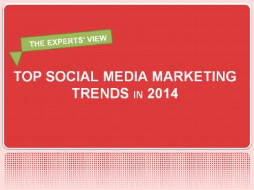Social Media Trends for 2014