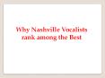 Best Nashville Vocal Coach PowerPoint PPT Presentation