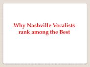 Best Nashville Vocal Coach