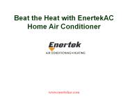 Beat the Heat with EnertekAC Home Air Conditioner