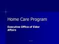 Home Care Program PowerPoint PPT Presentation