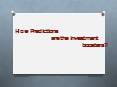 Predictions are the investment boosters PowerPoint PPT Presentation