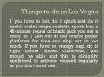 Things to do in Las Vegas PowerPoint PPT Presentation
