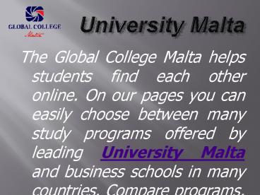 Excellent Career  by Certified Courses in Malta