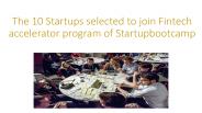 Startupbootcamp Fintech 2014 teams