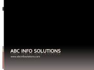 ABC Info solutions