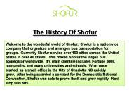 The History Of Shofur