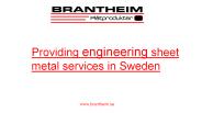 metal sheet cutting at brantheim