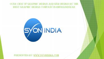 Over view of Graphic design and web design by the best graphic design company in bhubaneswar