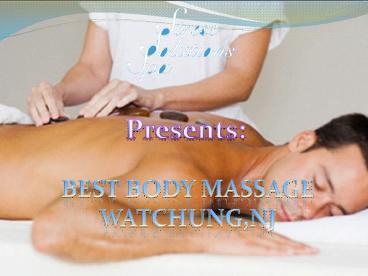 Best Massage Therapy in NJ