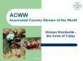ACWW Associated Country Women of the World PowerPoint PPT Presentation