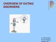 OVERVIEW OF EATING DISORDERS PowerPoint PPT Presentation