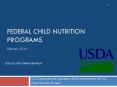Federal child nutrition programs PowerPoint PPT Presentation