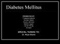 Diabetes Mellitus PowerPoint PPT Presentation