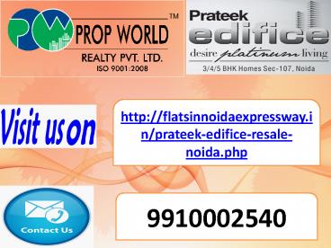 resale in prateek edifice (9910002540) noida resale