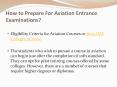 How to Prepare For Aviation Engineering Entrance Examinations PowerPoint PPT Presentation
