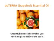 doTERRA Grapefruit Essential Oil