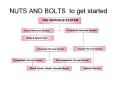 NUTS AND BOLTS to get started PowerPoint PPT Presentation