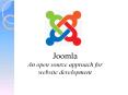 Joomla An open source approach for website development PowerPoint PPT Presentation
