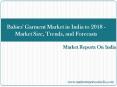 Babies' Garment Market in India to 2018 - Market Size, Trends, and Forecasts PowerPoint PPT Presentation