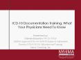 ICD-10 Documentation Training, What Your Physicians Need To Know PowerPoint PPT Presentation