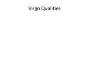 Virgo qualities