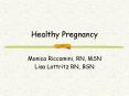 Healthy Pregnancy PowerPoint PPT Presentation