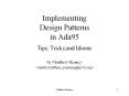 Implementing Design Patterns in Ada95 PowerPoint PPT Presentation