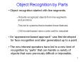 Object Recognition by Parts PowerPoint PPT Presentation