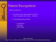 Pattern Recognition