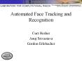 Automated Face Tracking and Recognition PowerPoint PPT Presentation