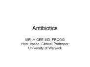 Antibiotics
