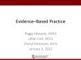 Evidence PowerPoint PPT Presentation