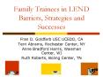 Family Trainees in LEND Barriers, Strategies and Successes PowerPoint PPT Presentation