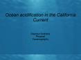 Ocean acidification in the California Current PowerPoint PPT Presentation
