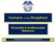 Humans in the Biosphere PowerPoint PPT Presentation