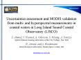 Uncertainties assessment and MODIS validation from multi- and hyperspectral measurements in coastal waters at Long Island Sound Coastal Observatory (LISCO) PowerPoint PPT Presentation