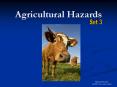 Agricultural Hazards PowerPoint PPT Presentation